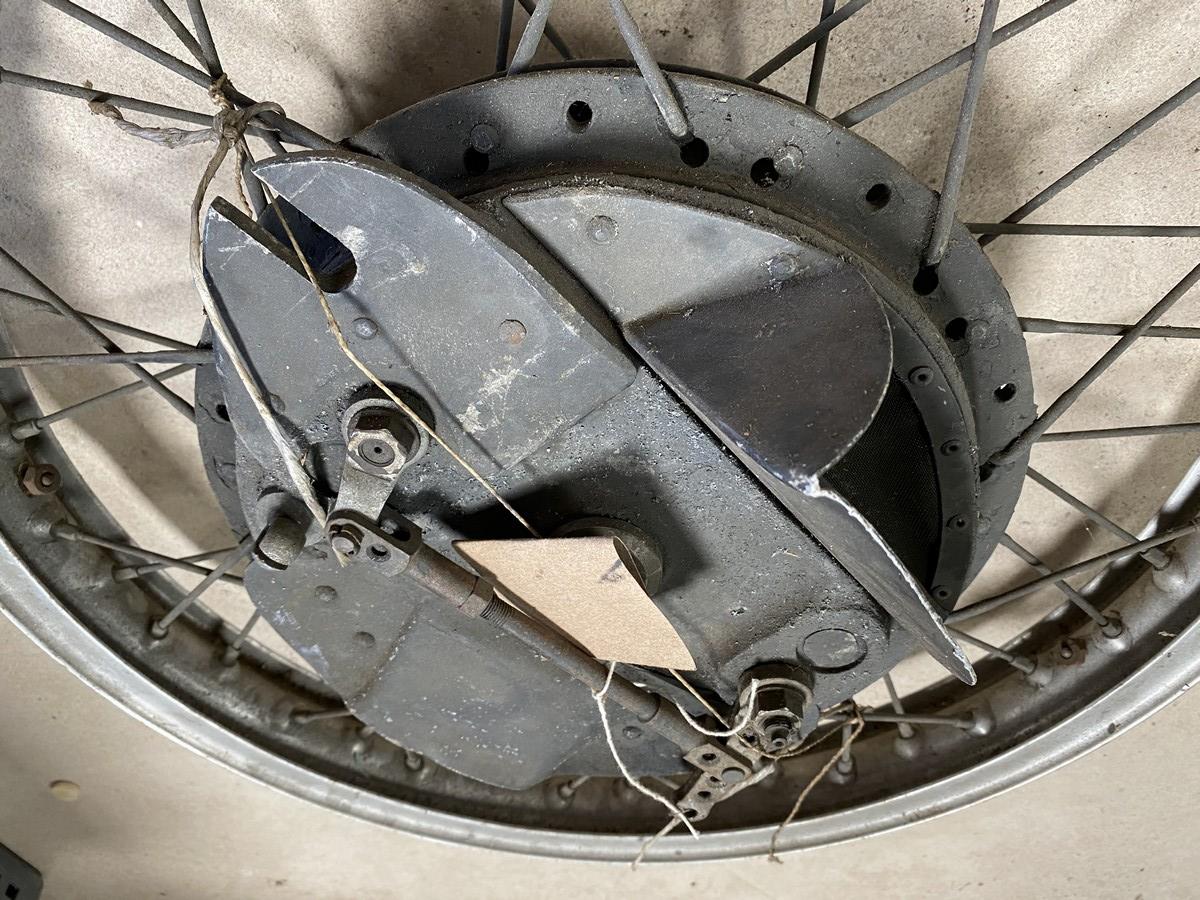 A MAG racing wheel believed Manx Norton. - Image 2 of 3