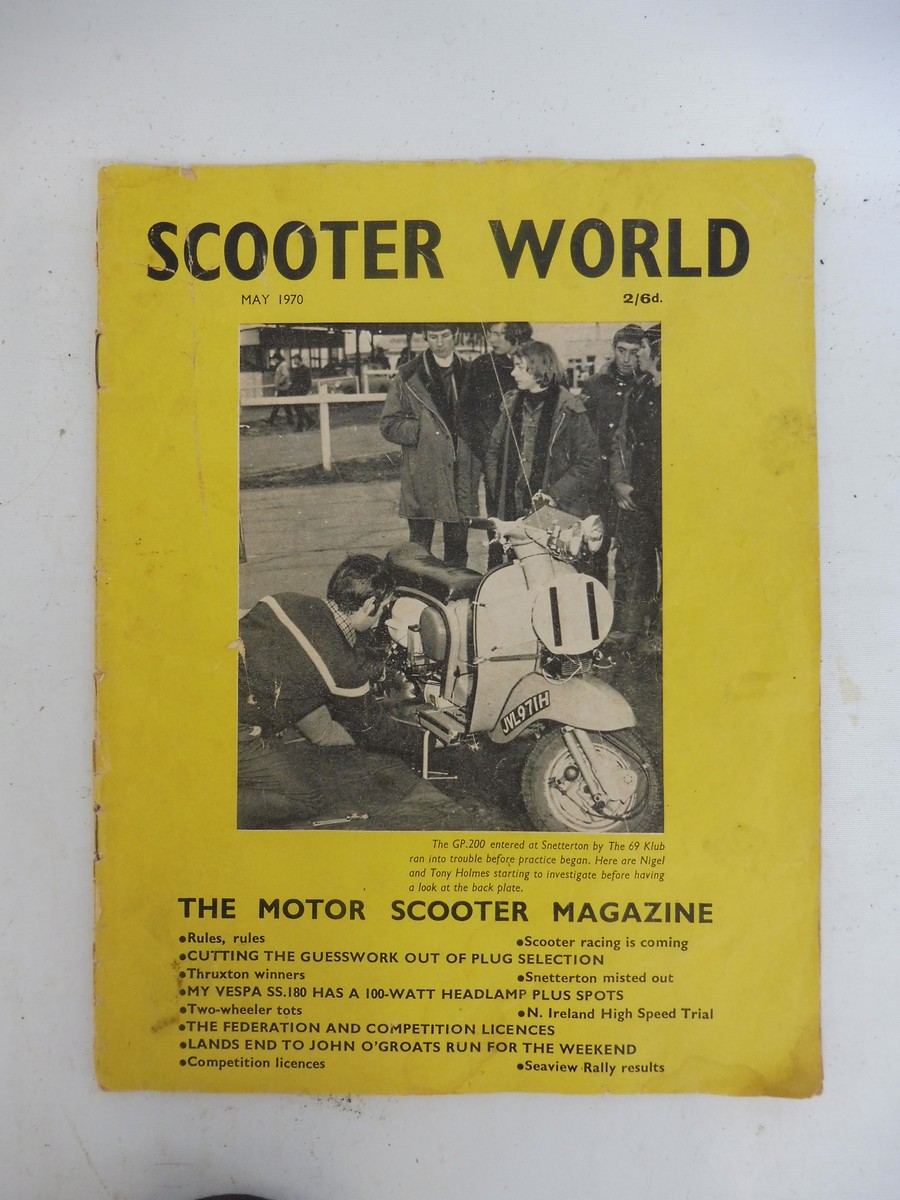 A rare copy of Scooter World, May 1970.