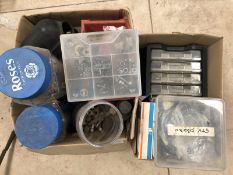 An autojumbler's lot of various parts.