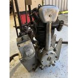 A Rudge 250cc engine including magneto by repute with good spark and compression no. 1960 plus a