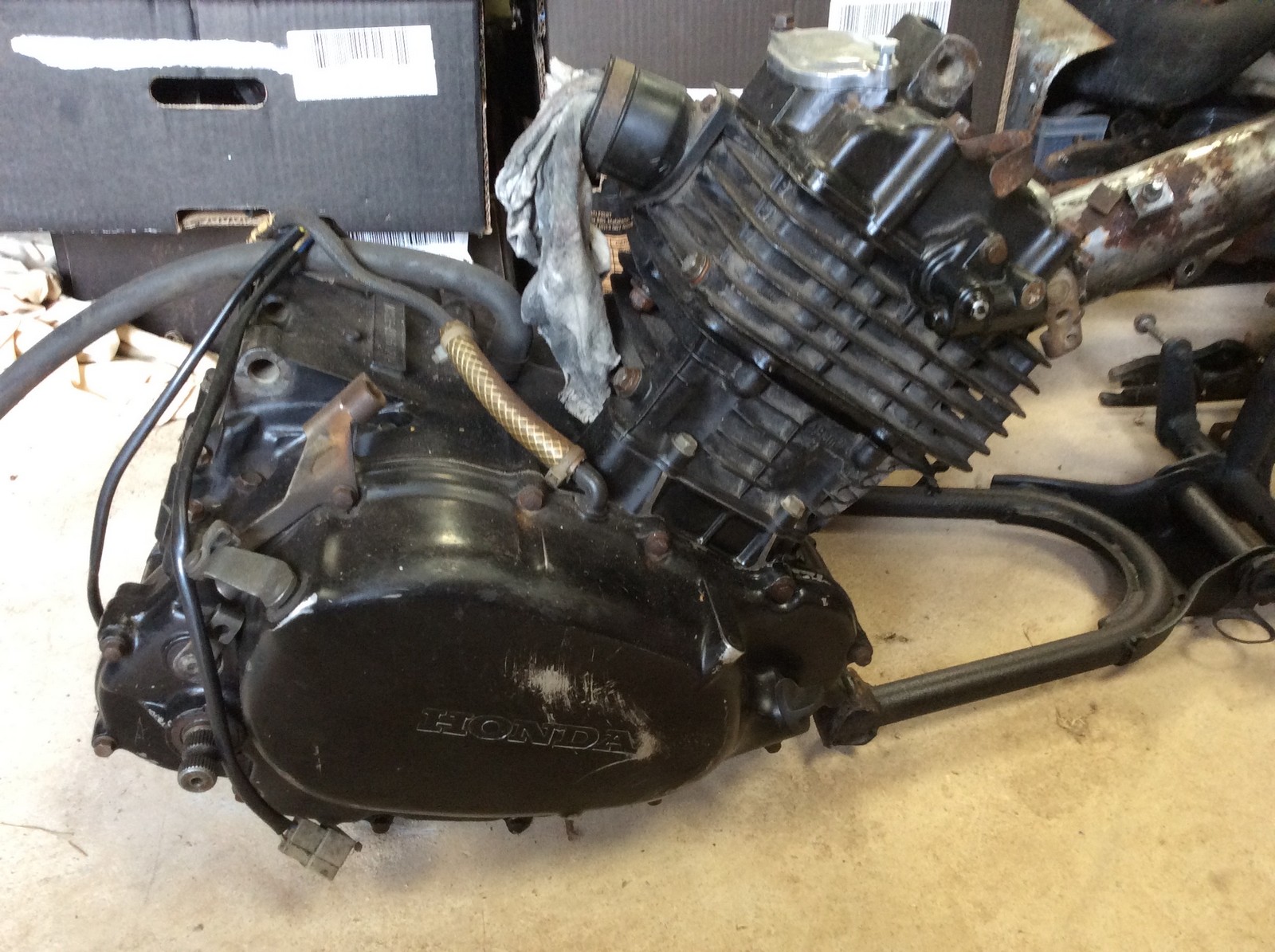 1981 Honda CB 250 RS Completely Dismantled - Image 4 of 9