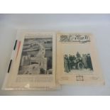 A rare and early copy of 'Revue de la Riviera', February 1912, well illustrated, plus a folio of