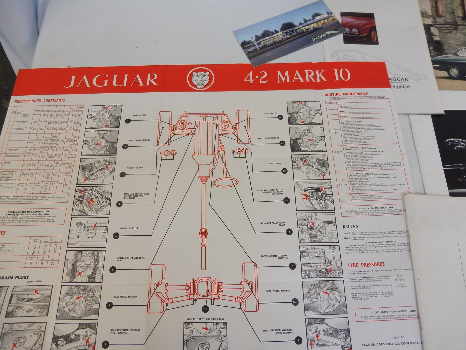 A quantity of Jaguar brochures including V12 E-Type, plus assorted other brochures and leaflets - Image 2 of 3