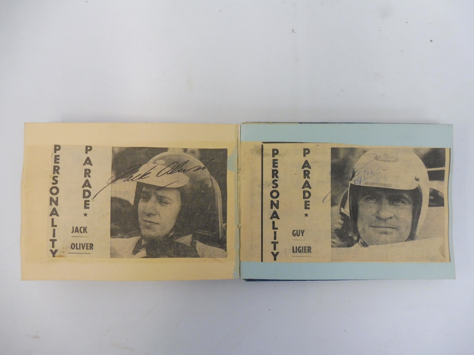 Two autograph albums containing an assortment of racing driver signatures including Jim Clark, - Image 6 of 12