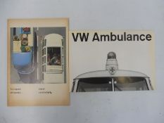 A rare VW Ambulance sales brochure, August 1966, plus a VW Commercial sales brochure, from the