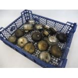 A tray of assorted bicycle bells including Lucas.