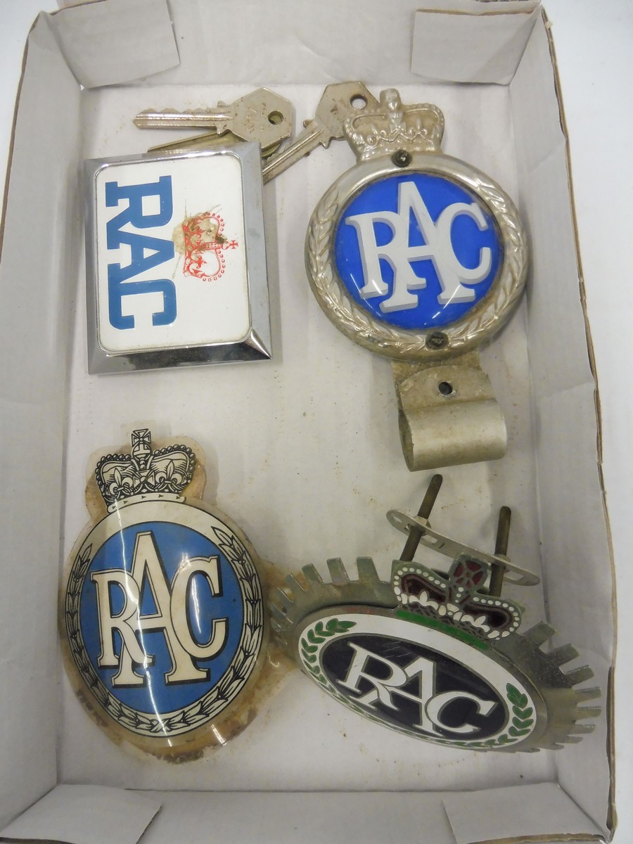 A selection of RAC badges etc.