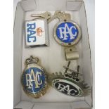 A selection of RAC badges etc.