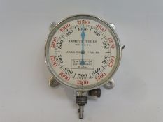 A good quality Jaeger 0-2000rpm chronometric speedometer, possibly naval.