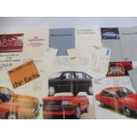 A selection of brochures and leaflets relating to Auto Union, D.K.W, Audi etc.