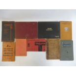 Two Trojan Service Manuals for 1927 and 1928, plus a selection of handbooks for various