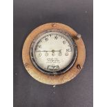 A circa 1922 Standard Speedometer by repute working, to suit Ford Model T, Chevrolet etc.