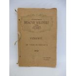 A Delaunay Belleville catalogue for 1912, type 15/20 hp.