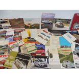 A quantity of Vauxhall brochures and leaflets etc.