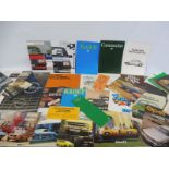 A quantity of Opel brochures and leaflets etc.