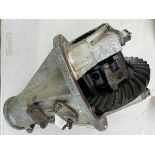 An ENV rear axle differential, aluminium complete with crown wheel and pinion, bearings etc.,