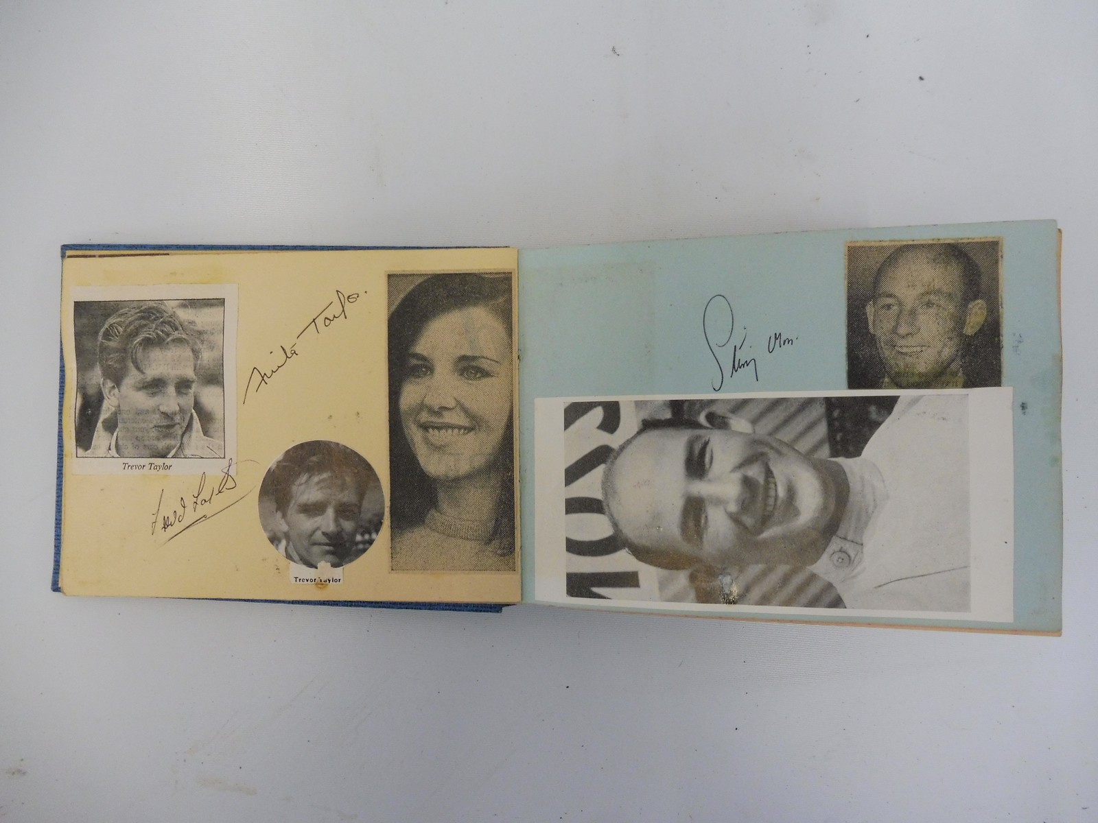 Two autograph albums containing an assortment of racing driver signatures including Jim Clark, - Image 4 of 12