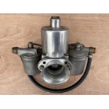 A large twin float bowl SU carburettor.
