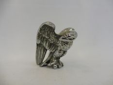 A well detailed car accessory mascot in the form of an eagle.
