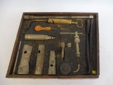 A fitted tool tray with complete contents, believed Rolls-Royce or Bentley.