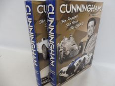 Cunningham - The Passion, The Cars, The Legacy by Richard Harmon, volumes 1 & 2 with dust jacket,