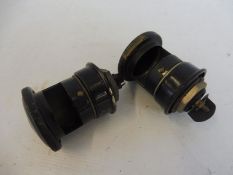 A pair of Lucas D20 dash lamps, in good condition.
