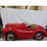 An Austin J40 pedal car, with excellent paintwork, requires new tyres.