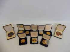 Eight cased Norwich Union RAC Classic medals, two for 1987, 1988, 1989, 1990, 1991, 1992 and 1997,