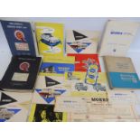 A collection of mostly Morris Oxford related ephemera including workshop manuals, sales brochures,