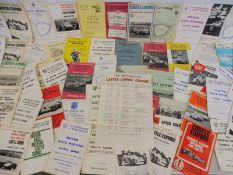 A collection of mostly 1960s Castle Combe race programmes, mostly car related including the 750