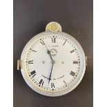 A Jaeger of Paris Swiss eight day car clock with top wind, to suit Vauxhall 30/98 or similar.