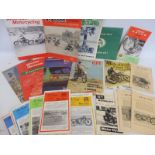 A selection of motorcycling related programmes including one signed.