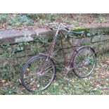 A rare 1907 Dursley Pedersen bicycle that has been in the same family since 1942, and in 2007 had