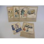 Six unusual Morris Commercial Distributor Conference menus from the April 18th 1951 event at the