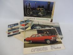 A good group of 1960s Vauxhall sales brochures including Velox, Viscount, Cresta and Ventura plus