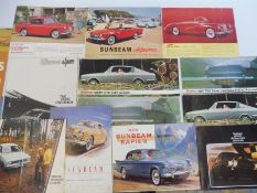 A quantity of Sunbeam brochures and leaflets etc.