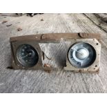 A pair of post-war BMW instruments, to suit 500 series BMW.