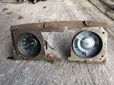 A pair of post-war BMW instruments, to suit 500 series BMW.