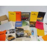 A quantity of Volkswagen brochures and leaflets etc.