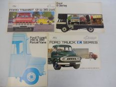 Four Ford commercial sales brochures, all appear in excellent condition including two for the Ford
