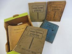 A box of post-war Morris manuals etc.