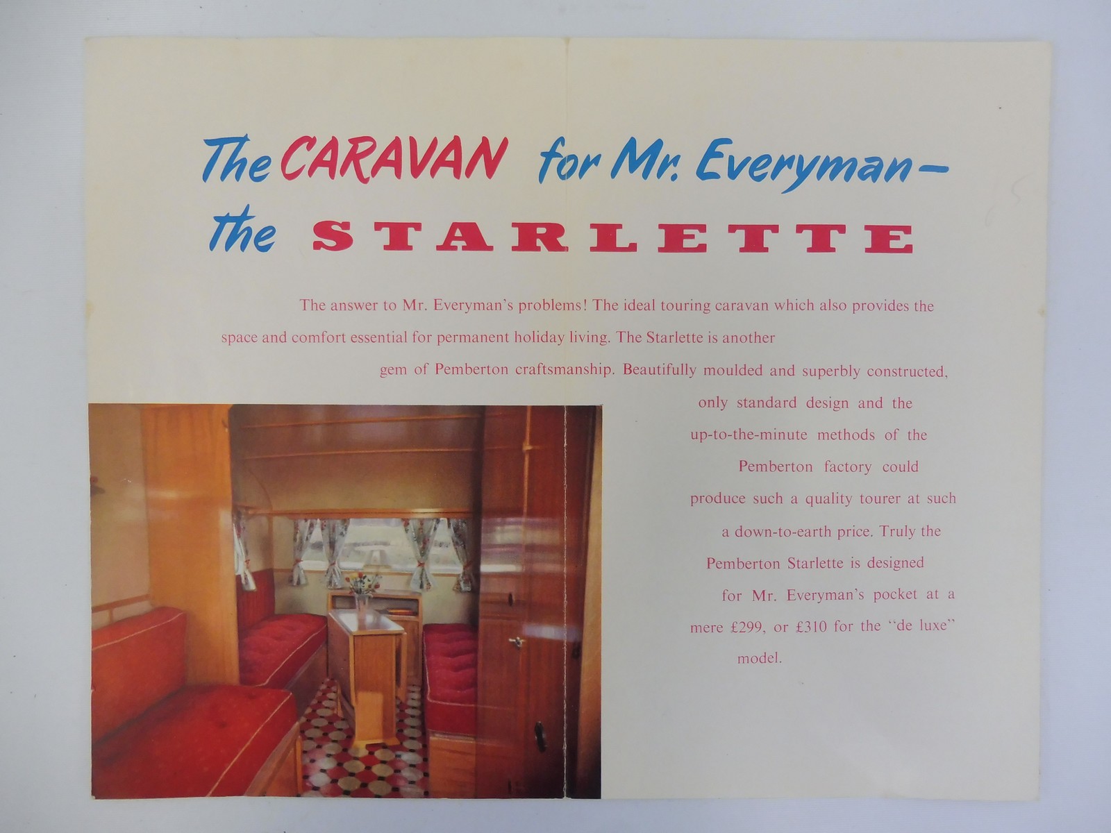 A Starlette caravan sales brochure. - Image 4 of 4