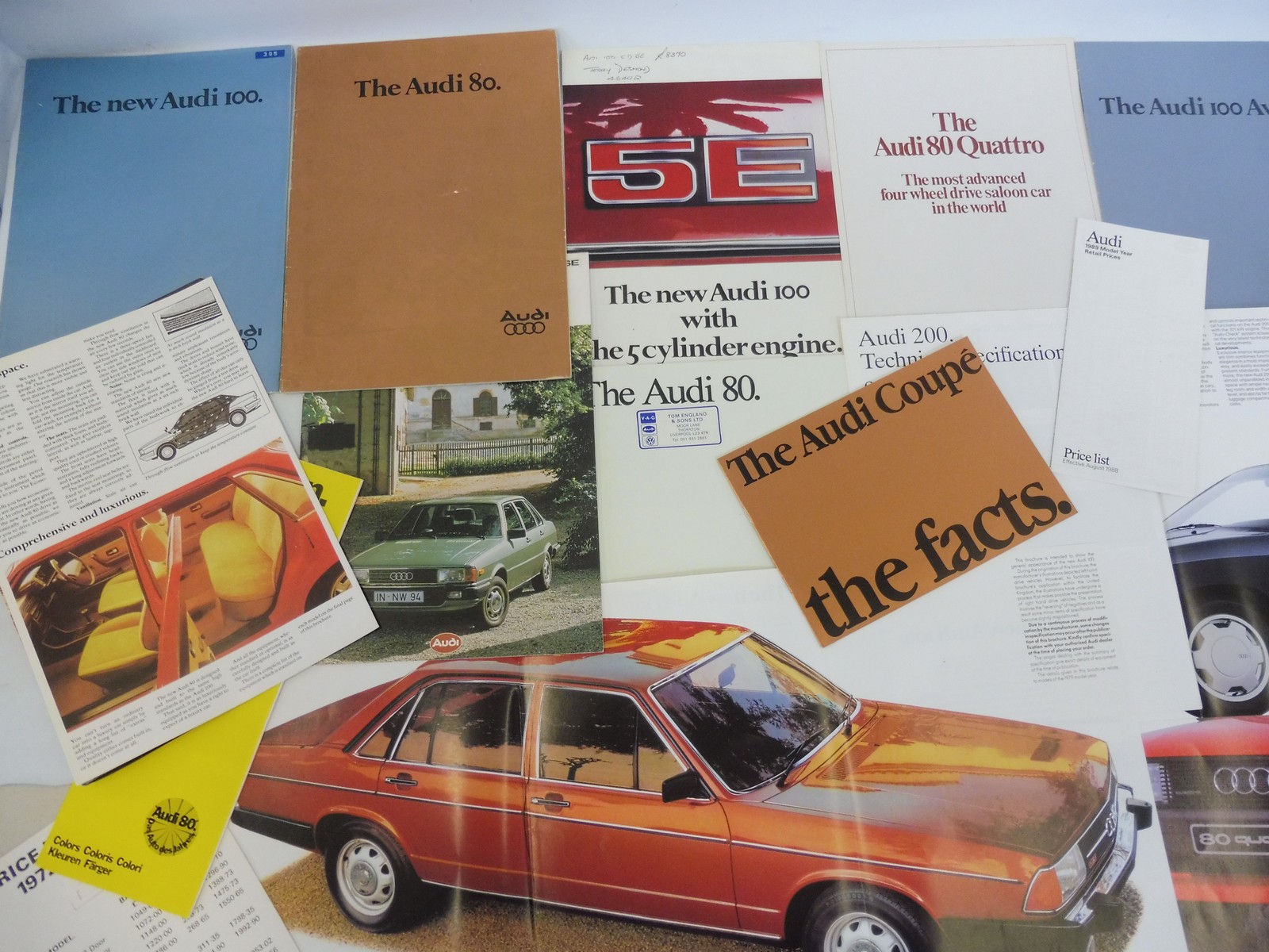 A selection of brochures and leaflets relating to Auto Union, D.K.W, Audi etc. - Image 2 of 6