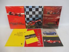 Three Ferrari year books: 2001-2003, still sealed plus various other Ferrari literature.