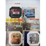 A collection of commercial vehicle brochures and and leaflets including the Commer, Imp, Seddon,