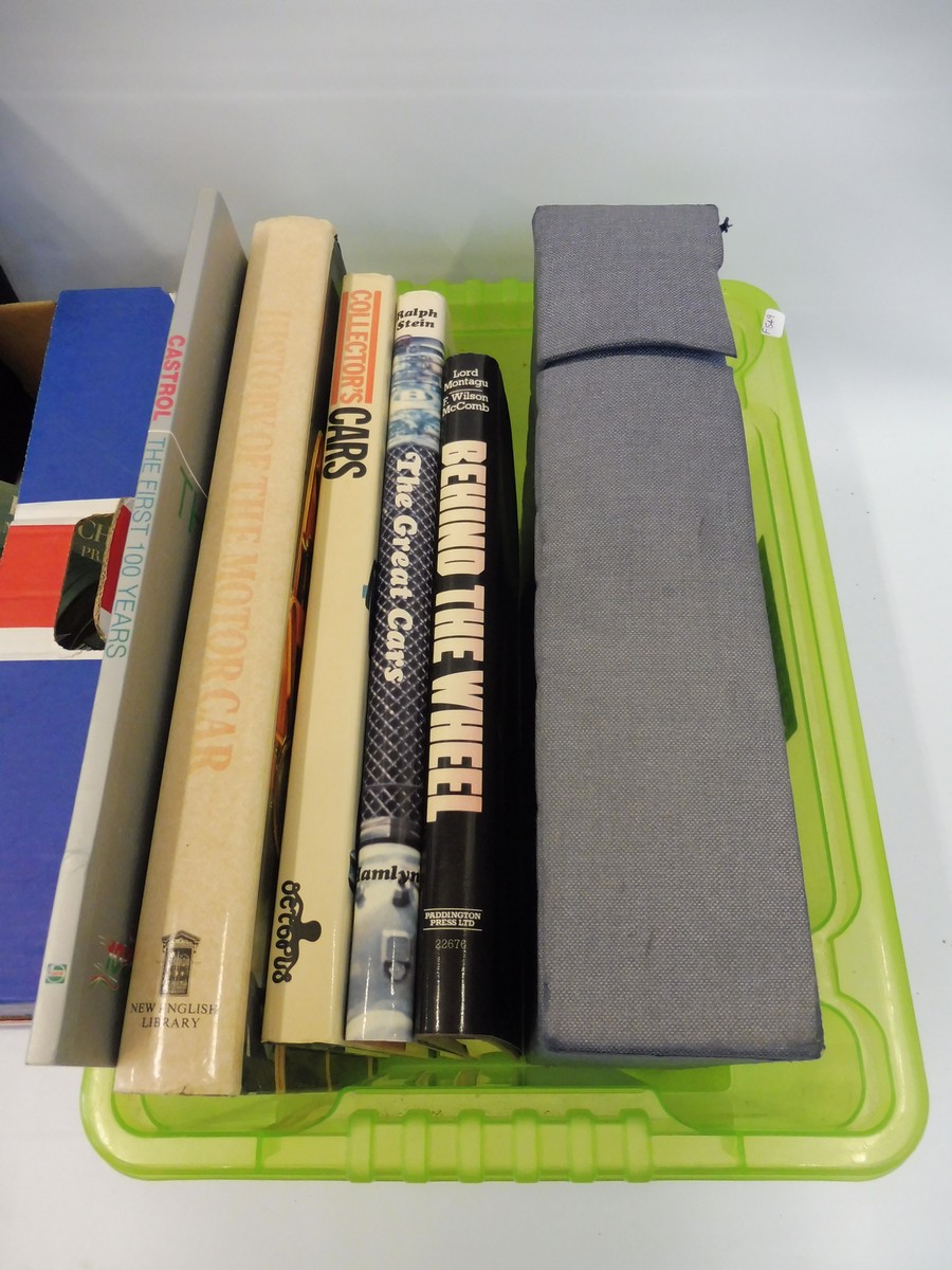 A collection of motoring books and a John Player Special bag etc - Image 4 of 4