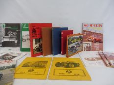 Eight volumes relating to MG including The Classic MG Yearbook 1974.