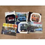 Six Bedford commercial vehicle brochures, all appear in excellent condition.