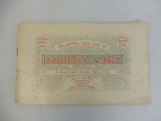 A rare Darracq Cars 'descriptive' catalogue.