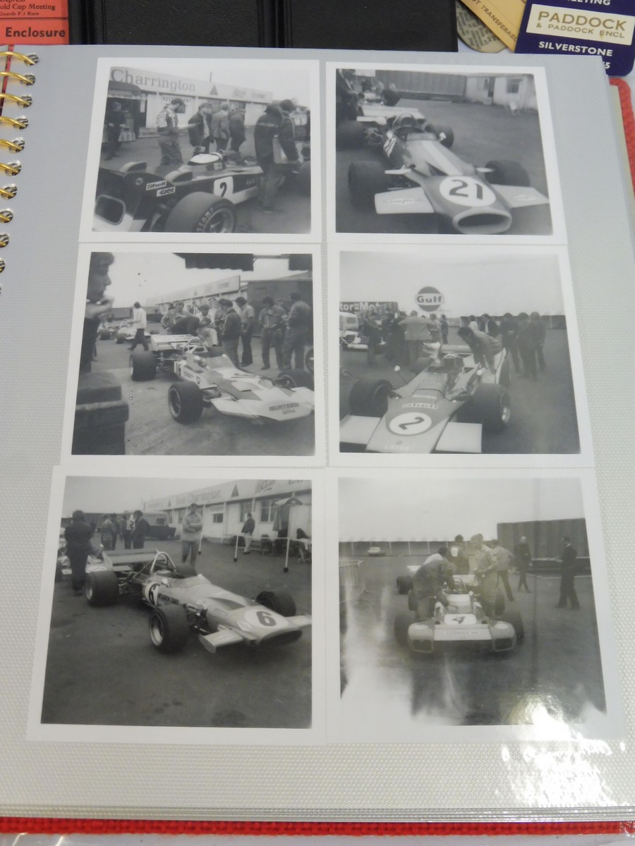 A selection of paddock passes,stickers, Silverstone Club News, old photographs etc. - Image 5 of 5